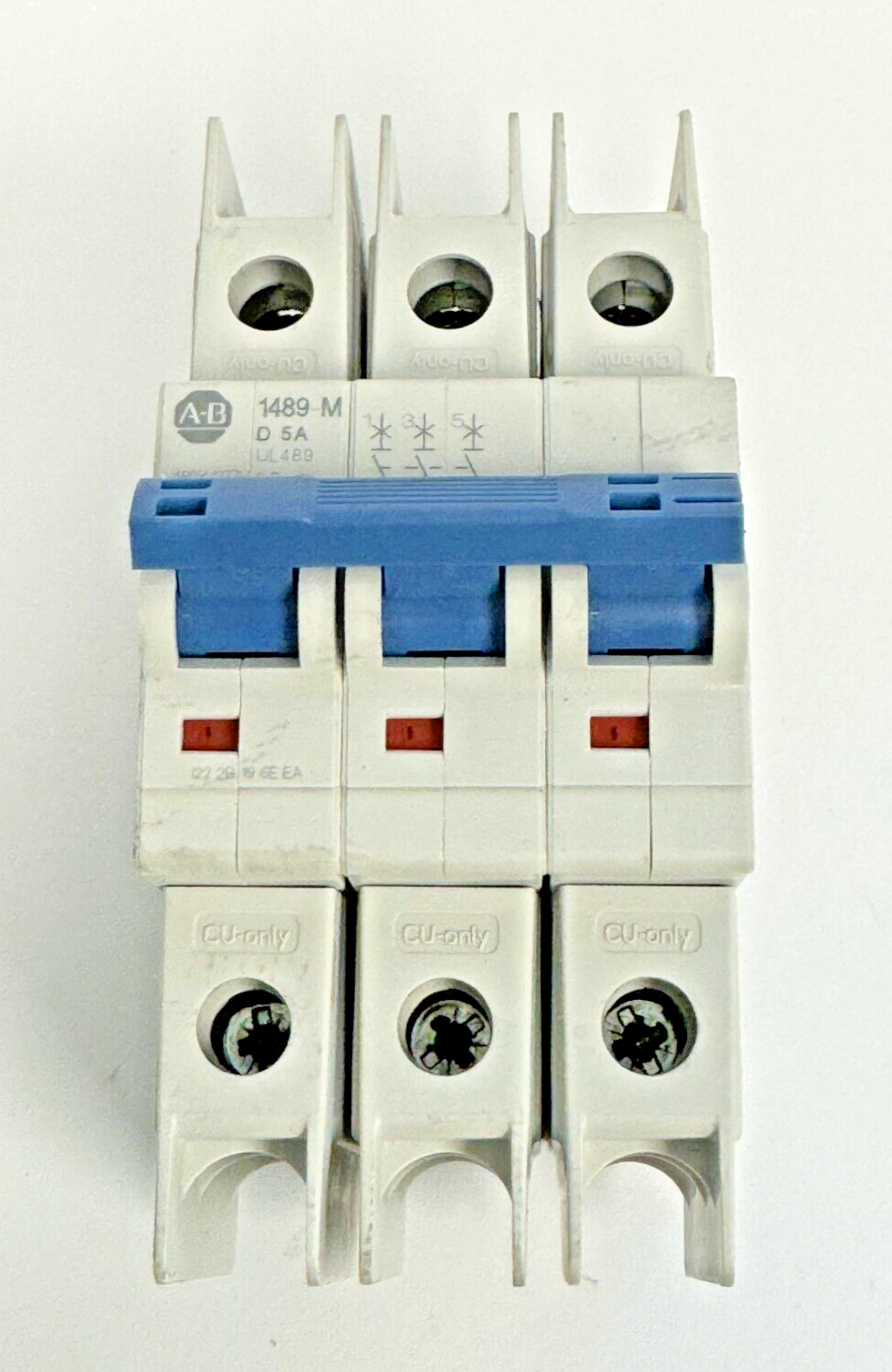 ALLEN-BRADLEY - 1489-M3D050 SER. D - CIRCUIT BREAKER - 3 P, 5 A, 277 V