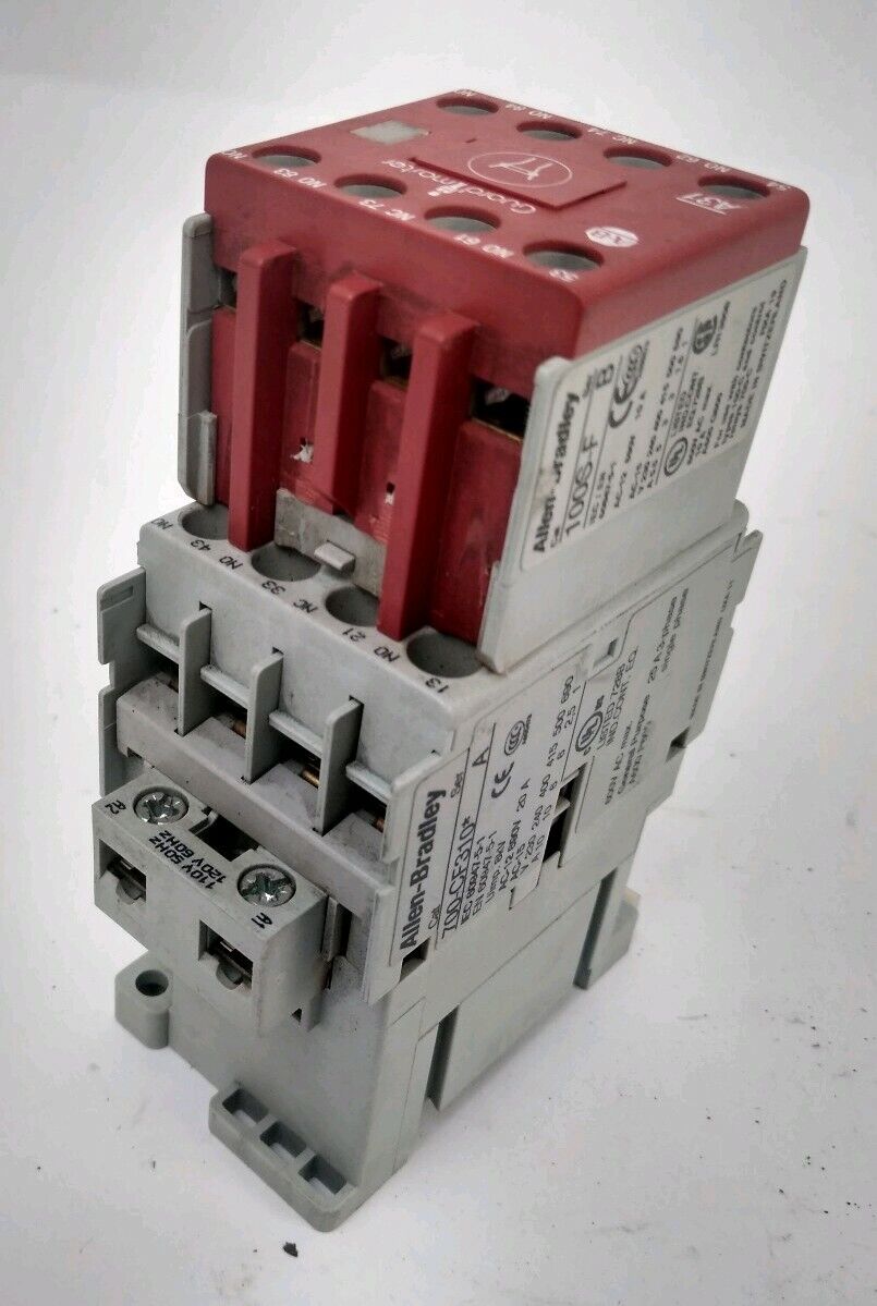 ALLEN BRADLEY 700-CF310* CONTACTOR RELAY 600V 3PH 25A 120V COIL W/ 100S-F 600V