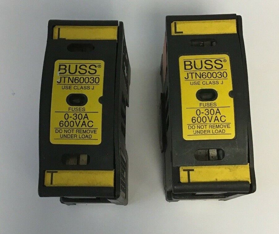 BUSS JTN60030 FUSE HOLDER 0-30A 600VAC (LOTOF2)
