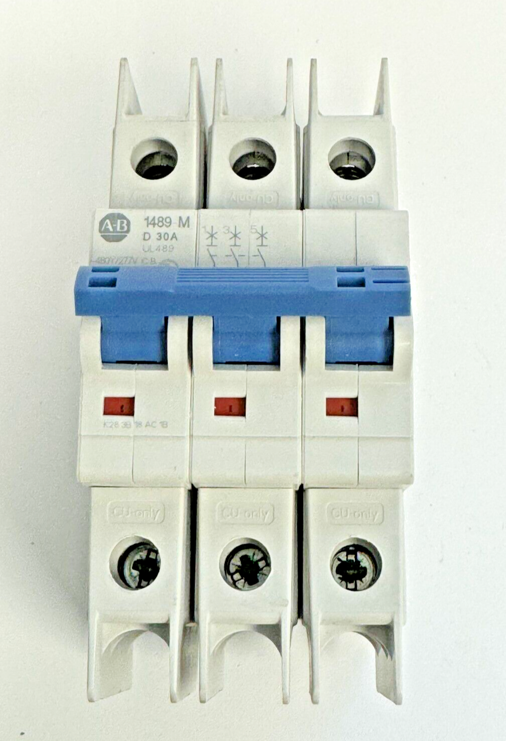 ALLEN-BRADLEY - 1489-M3D300 SER. D - CIRCUIT BREAKER - 3 P, 30 A, 277 V