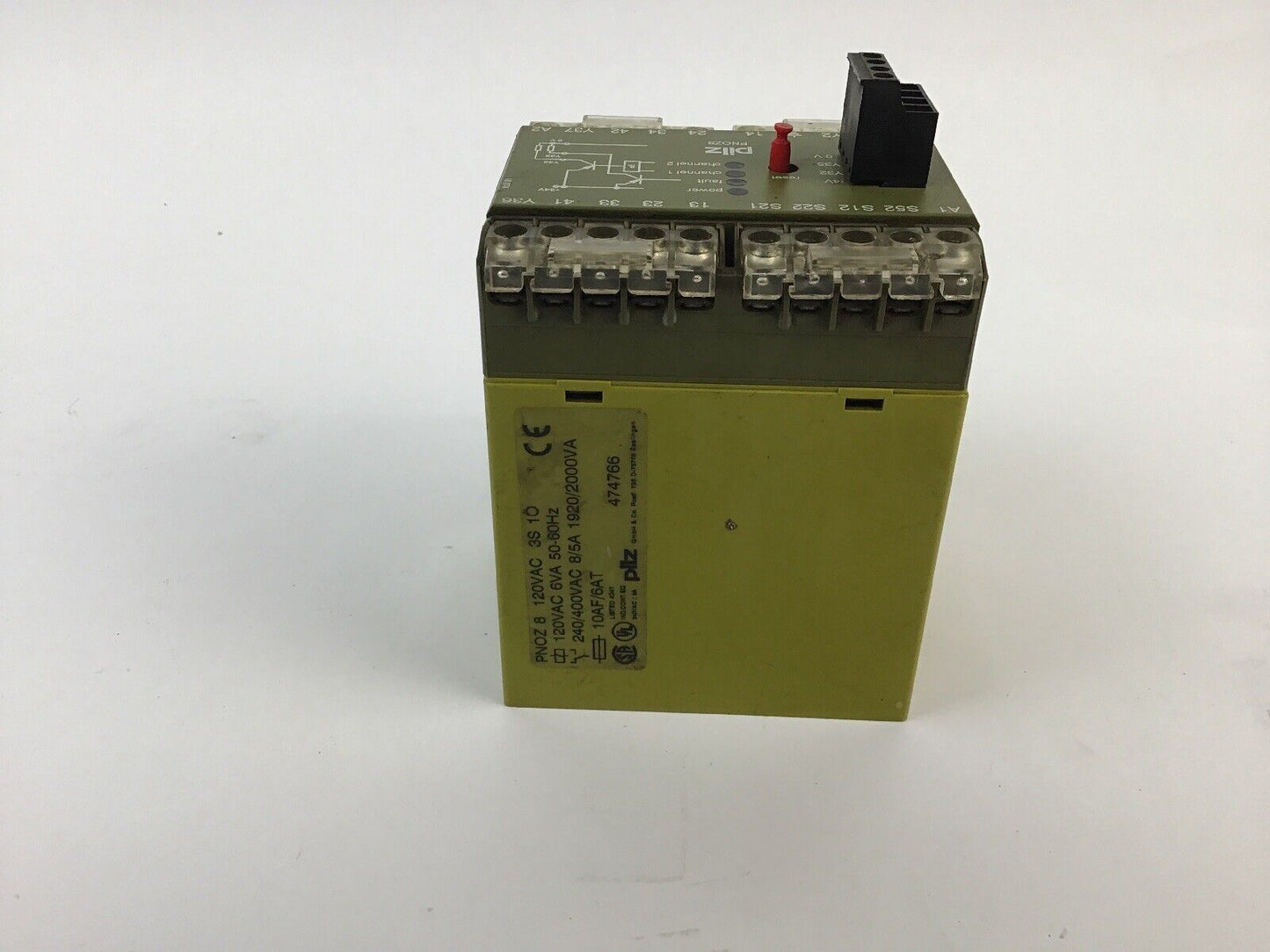 PILZ PNOZ8 SAFETY RELAY 120VAC 6VA 50-60Hz