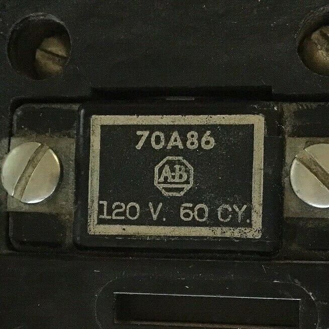 ALLEN BRADLEY 702-A0D93 OVERLOAD RELAY SER.K 575V 5HP W/70A86 120V/60HZ COIL