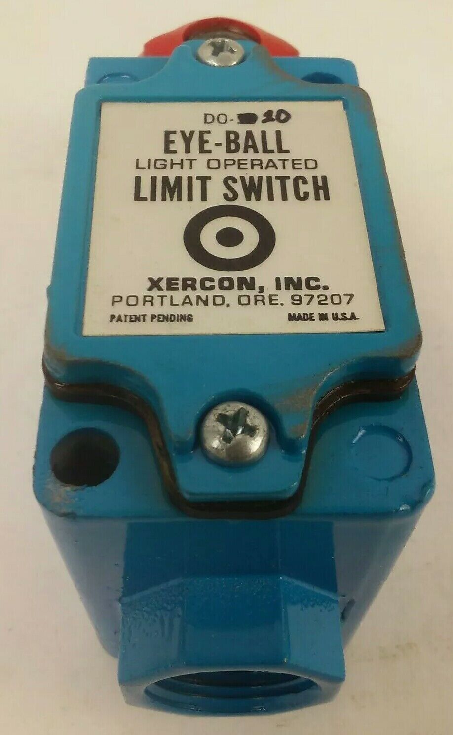 XERCON D0-10 EYE-BALL OPERATED LIMIT SWITCH