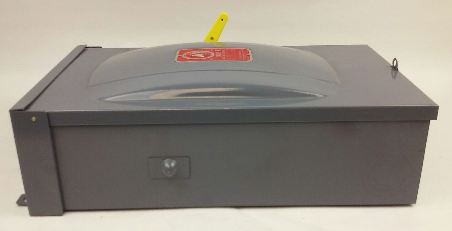 ARROW HART 24299R FUSIBLE ENCLOSED SWITCH TYPE HD, 3P, 3PH, 100A, 600V, NEMA 1