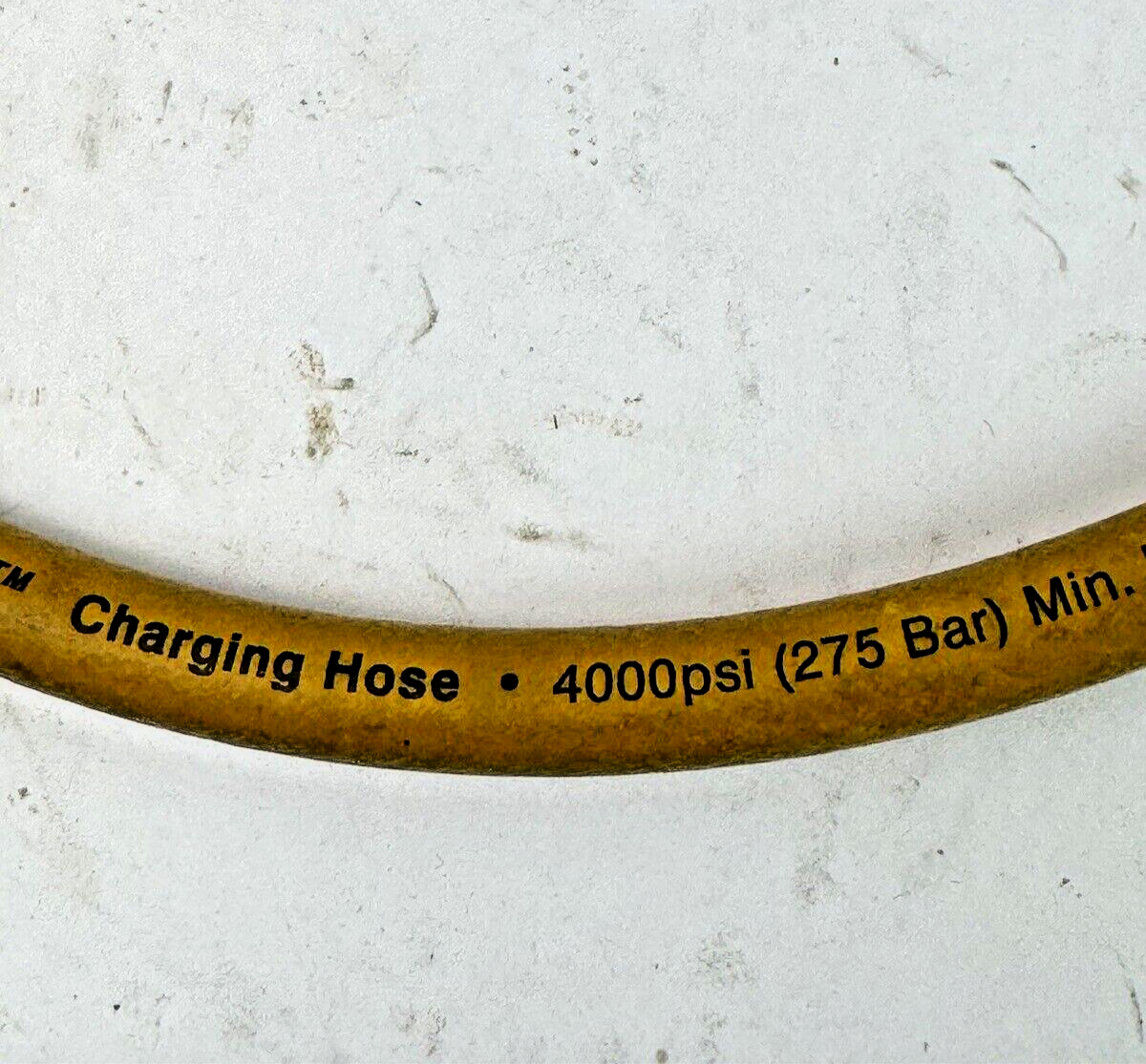 YELLOW JACKET - PLUS II 60" 1/4" CHARGING HOSE - YELLOW - 4000 PSI / 800 PSI