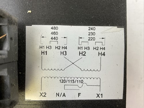 FMX CPT-0750A-1F CONTROL POWER TRANSFORMER 750VA 50/60HZ SER B6