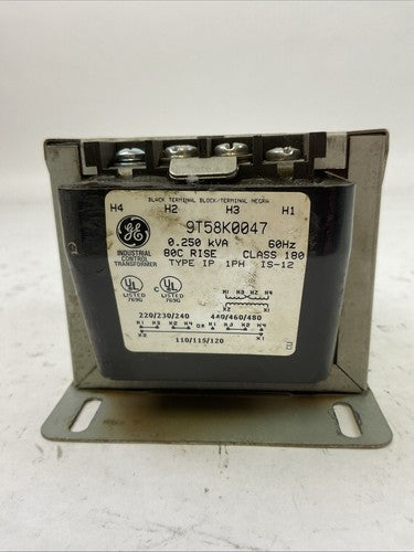 GE 9T58K0047 TRANSFORMER 0.250kVA5