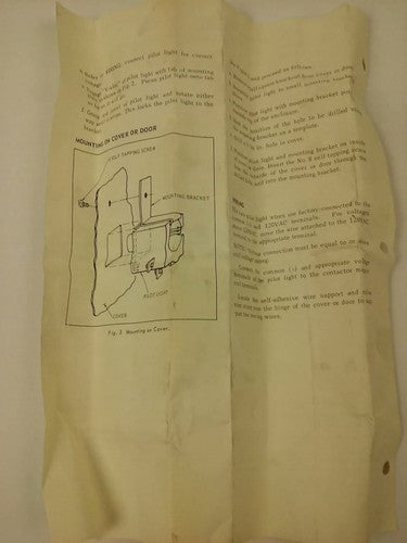 ALLIS CHALMERS 25107198801, PILOT LIGHT KIT,120/240/480/600VAC, NEW SURPLUS8