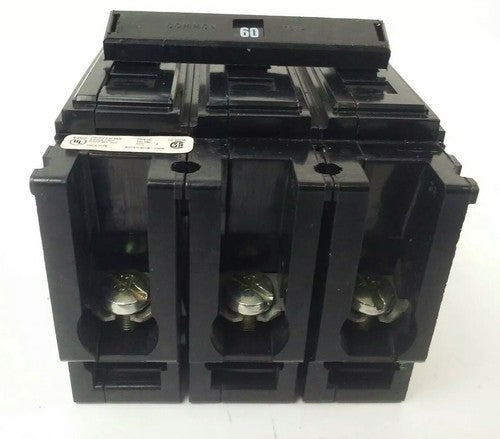 CUTLER HAMMER QC3060HT QUICKLAG C CIRCUIT BREAKER 3P 240VAC 60A TYPE QC5