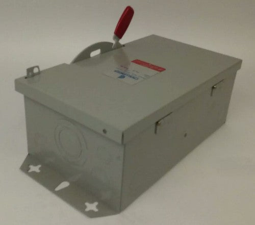 CHALLENGER HD361NFC MODEL 0 SAFETY SWITCH 3P 30A 600VAC 20HP NON-FUSIBLE NEMA 18