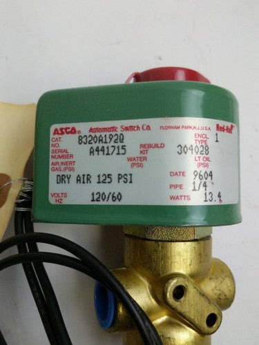 Asco 8320A192Q 120V 1