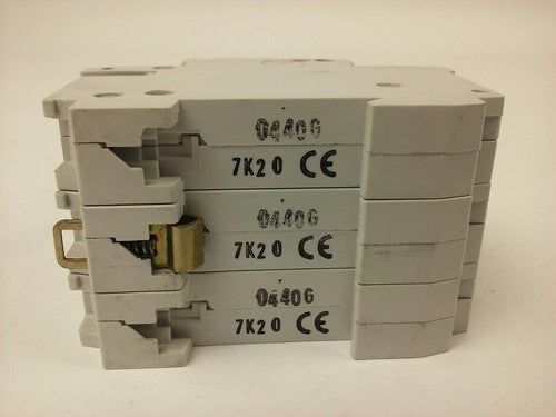 ABB, S273-K20A, CIRCUIT BREAKER, 3P, 277/480VAC, 10KA, 20A, VDE0660, NEW SURPLUS5