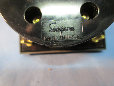 SIMPSON 17501 ANALOG PANEL METER, DC Current, 0µA to 500µA - NEW in BOX3