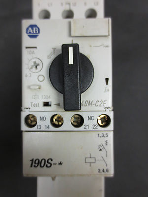 ALLEN-BRADLEY 190S-ANDJ2-CC10C / 140M-C2E-C10 / 100-C09Z*10 STARTER CONTACTOR7