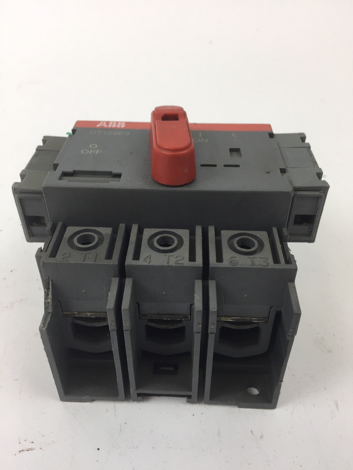 ABB OT125E3 GENERAL PURPOSE SWITCH 600 VAC 100 A W/2 OA1G01 AUXILIARY CONTACTS7