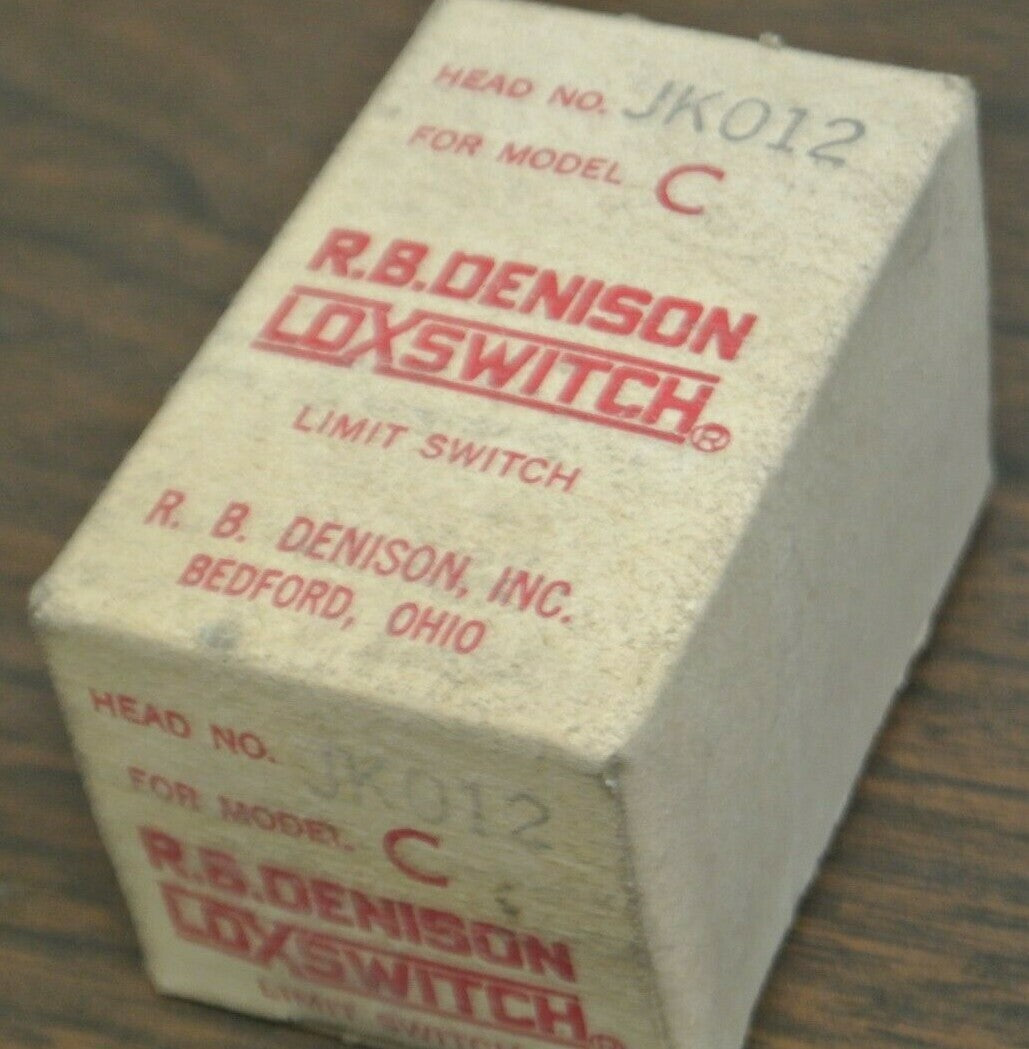 GOULD / R.B. DENISON JK012 LOXSWITCH HEAD for MODEL C LIMIT SWITCH / NEW SURPLUS6