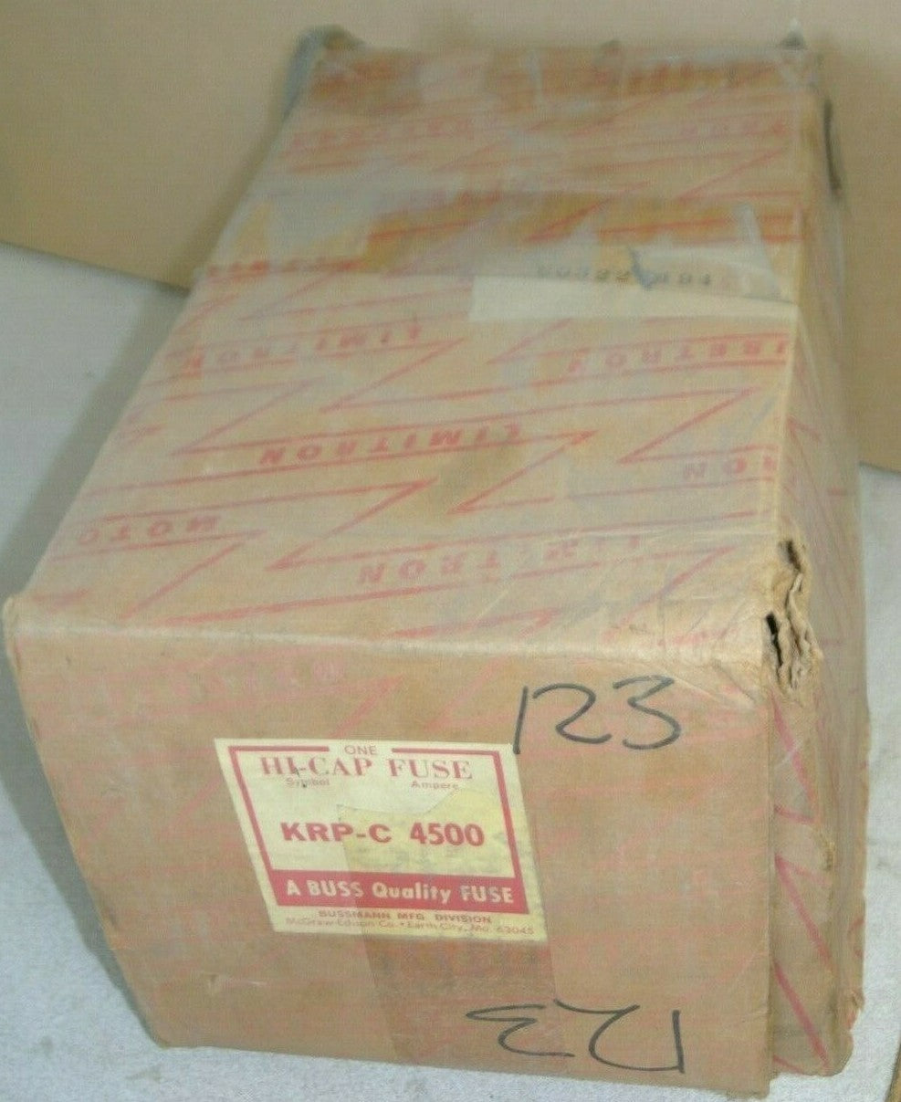 BUSS / BUSSMANN KRP-C 4500 HI-CAP FUSE / 4500A / 600V / NEW SURPLUS / KRP-C45007