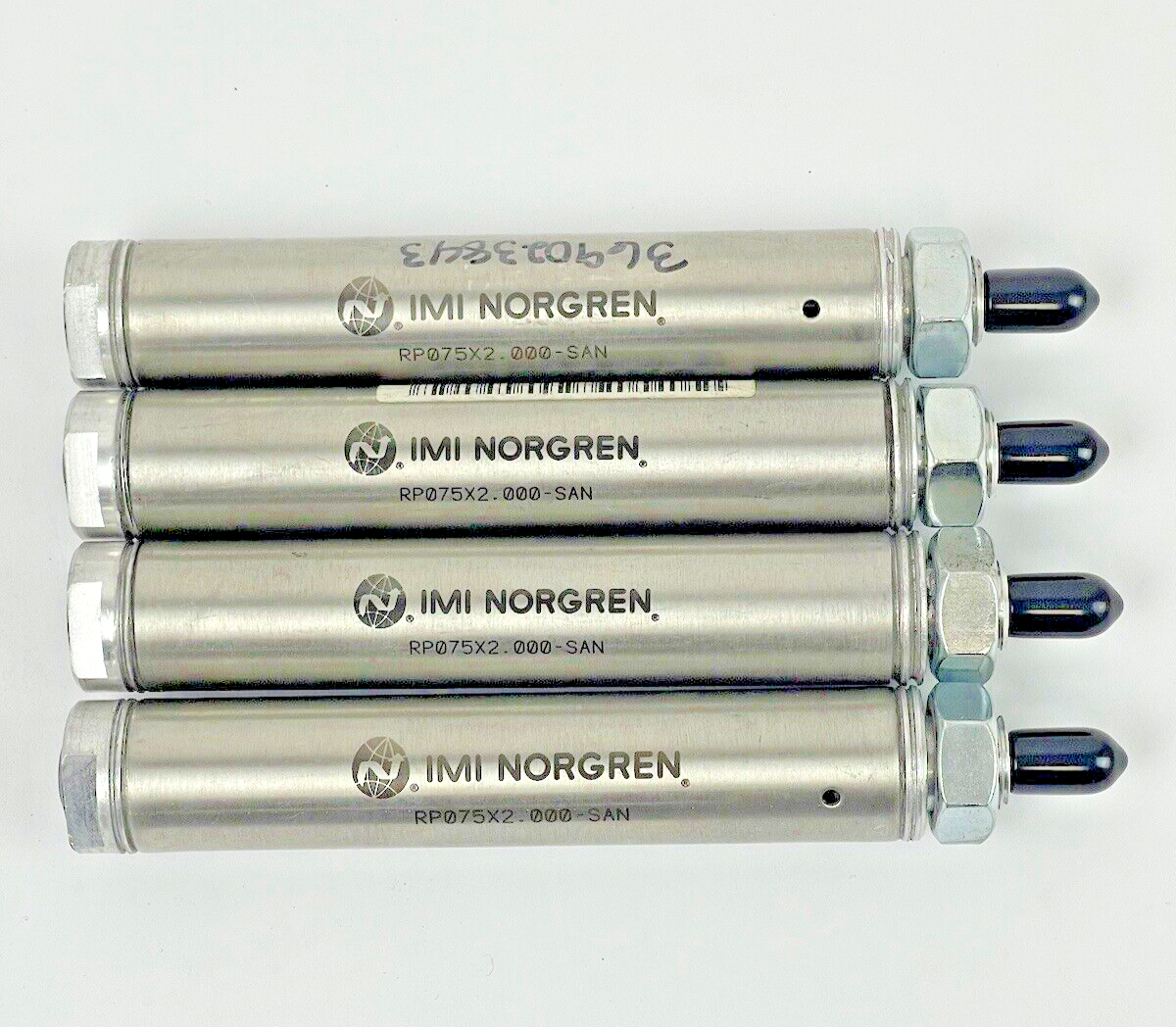 NORGREN - 36696466 *LOT OF 4* - 2" Stroke x 3/4" Bore Single Acting Air Cylinder2