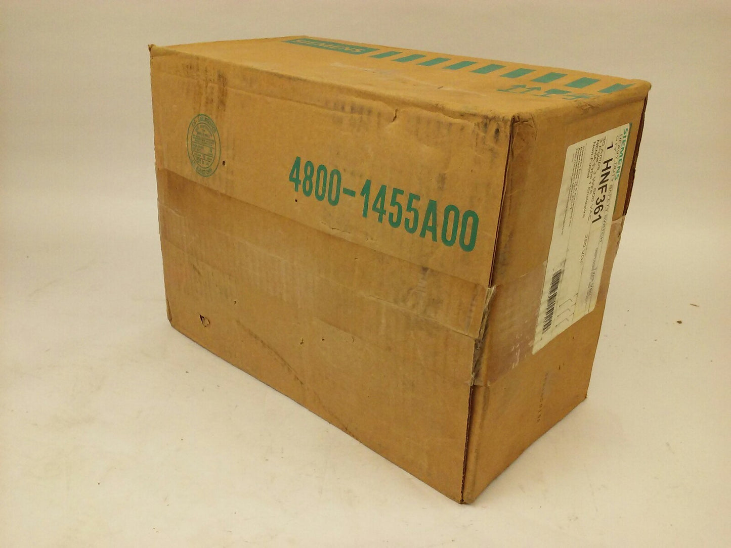 SIEMENS HNF361 SAFETY SWITCH, TYPE 1 ENCLOSURE, TYPE VB11, 30A, 600V, 3P, NEW3