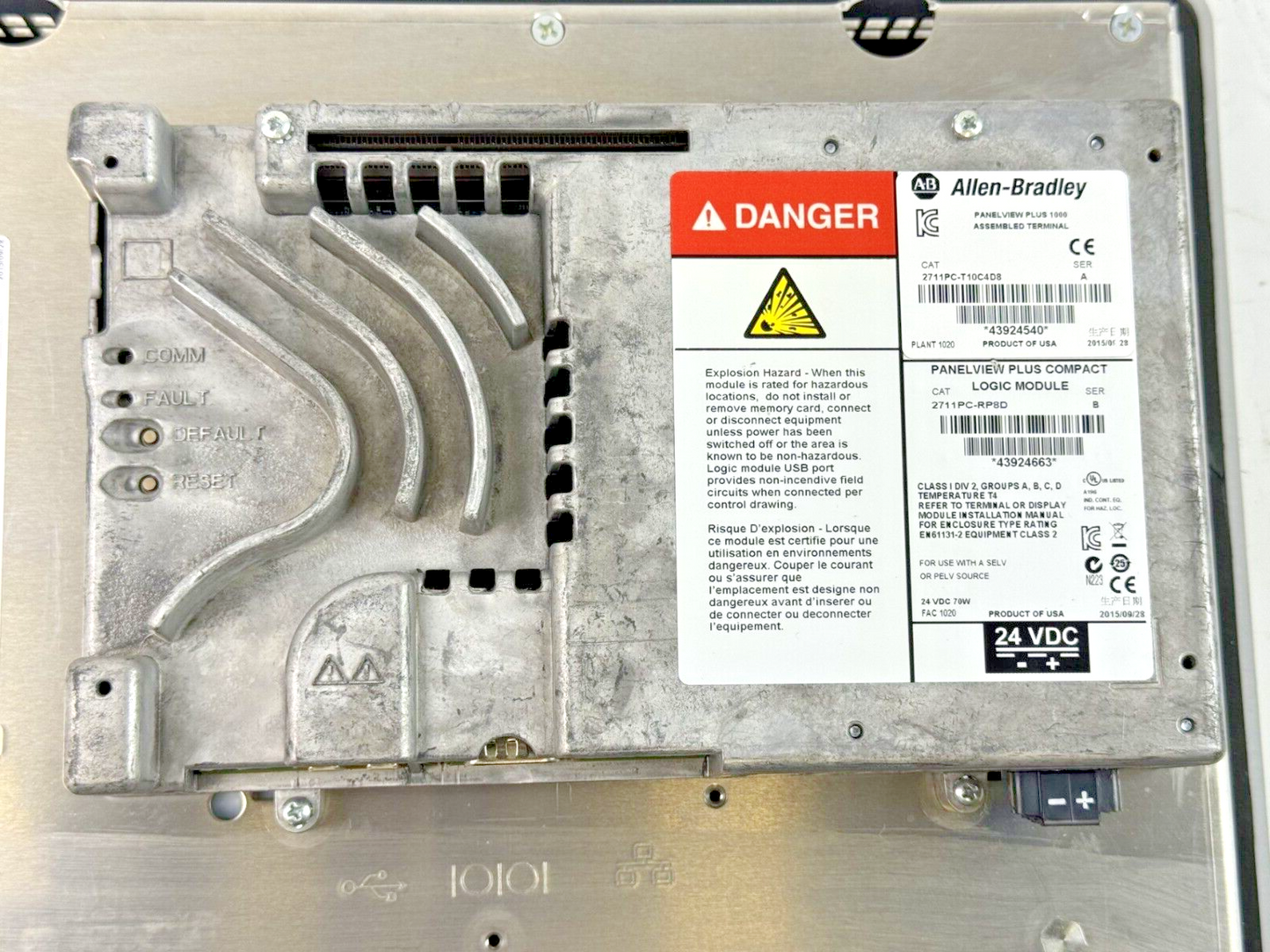 ALLEN-BRADLEY - 2711PC-T10C4D8 SER. A - PANELVIEW PLUS 1000 ASSEMBLED TERMINAL13