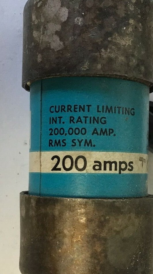 GENERAL ELECTRIC GF8B200 FUSE CLASS J 200AMPS 600VAC5