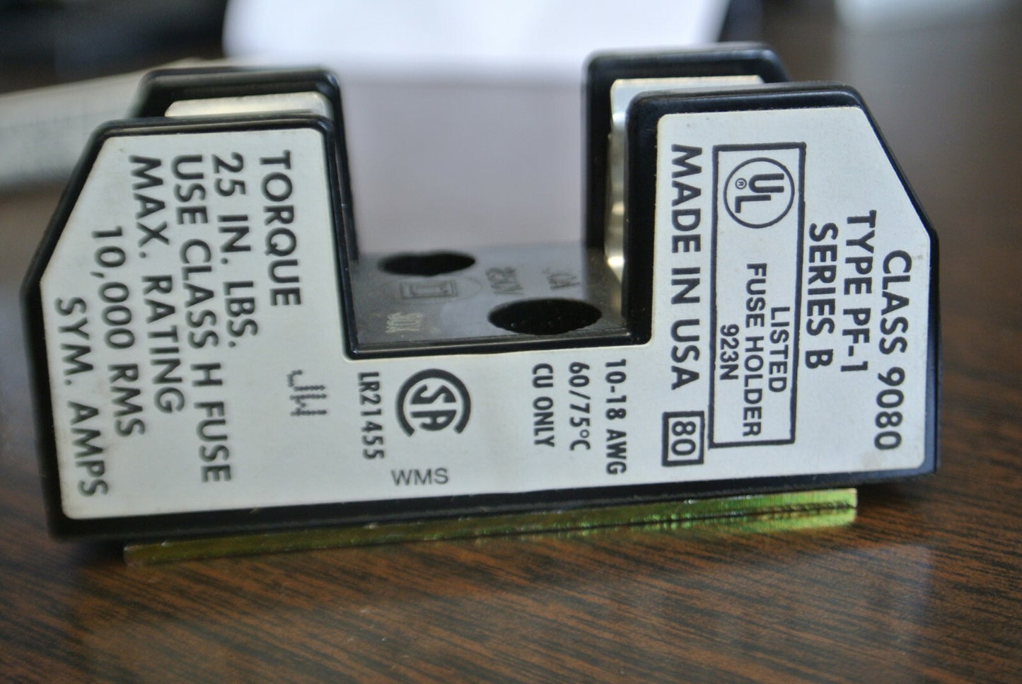 SQUARE D CLASS 9070 AP-1 FUSE BLOCK ASSEMBLY 30A / 250V / NEW SURPLUS 9080 PF-17