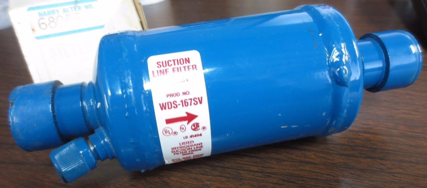 WATSCO WDS-167SV SUCTION LINE FILTER-DRIER NEW SURPLUS - HARRY ALTER 68046 909A0