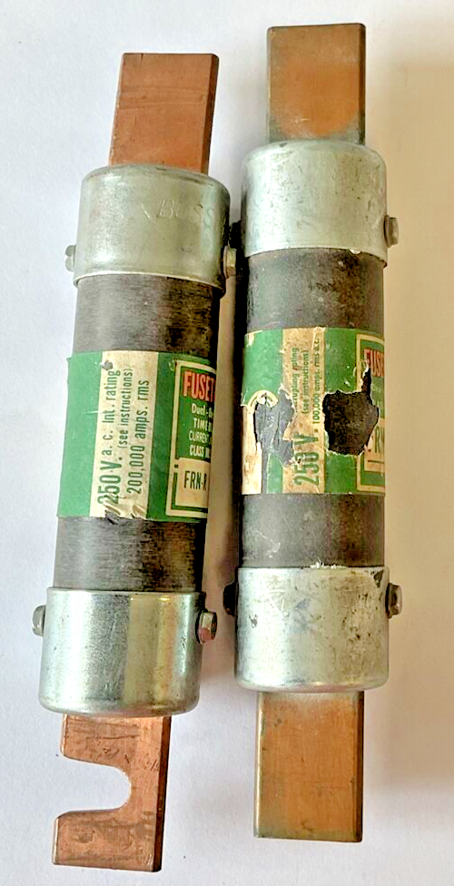 FUSETRON FRN-R100(2) FRN100(3) FUSE 100AMP CLASS RK5 ***LOTOF5**5