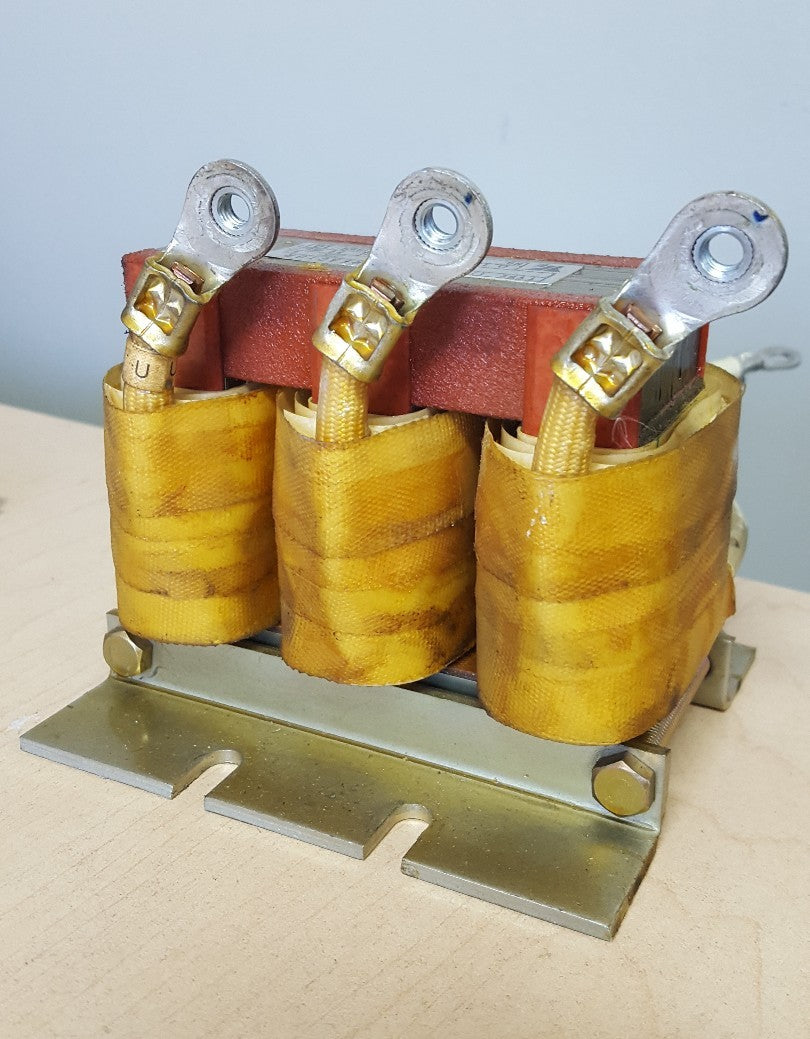 YASKAWA UZBA-B 220V Line Reactor 53A 50/60Hz .12 mH 2