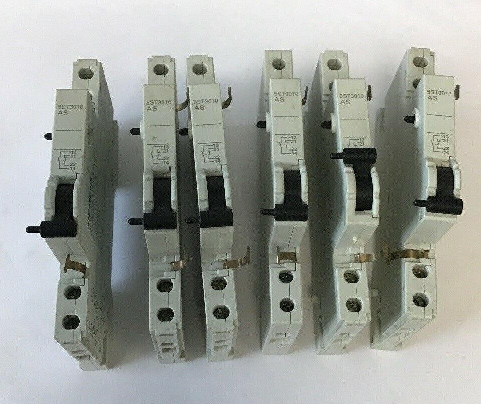 SIEMENS 5ST3010AS AUX. CIRCUIT SWITCH 400V/230V 6A***(LOTOF6)***5