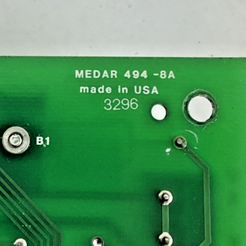 MEDAR 494-8A PC CONTROL BOARD6