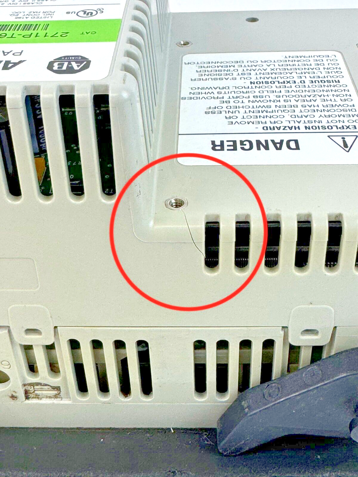 ALLEN-BRADLEY - 2711P-T6C20D SER. B REV. A - PANELVIEW PLUS 600 - 6" TOUCHSCREEN13