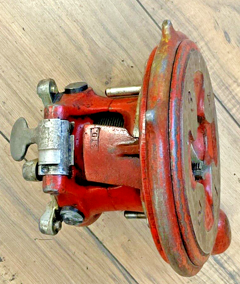 RIDGID 65-R PIPE THREADER RECEDING PADDLE DIE HEAD 1"-2" W/ HANDLE6