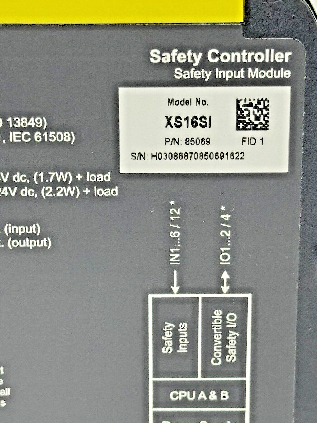 BANNER - XS16si - SAFETY CONTROLLER EXPANSION MODULE - 16 TERMINAL INPUTS,4 CONV8