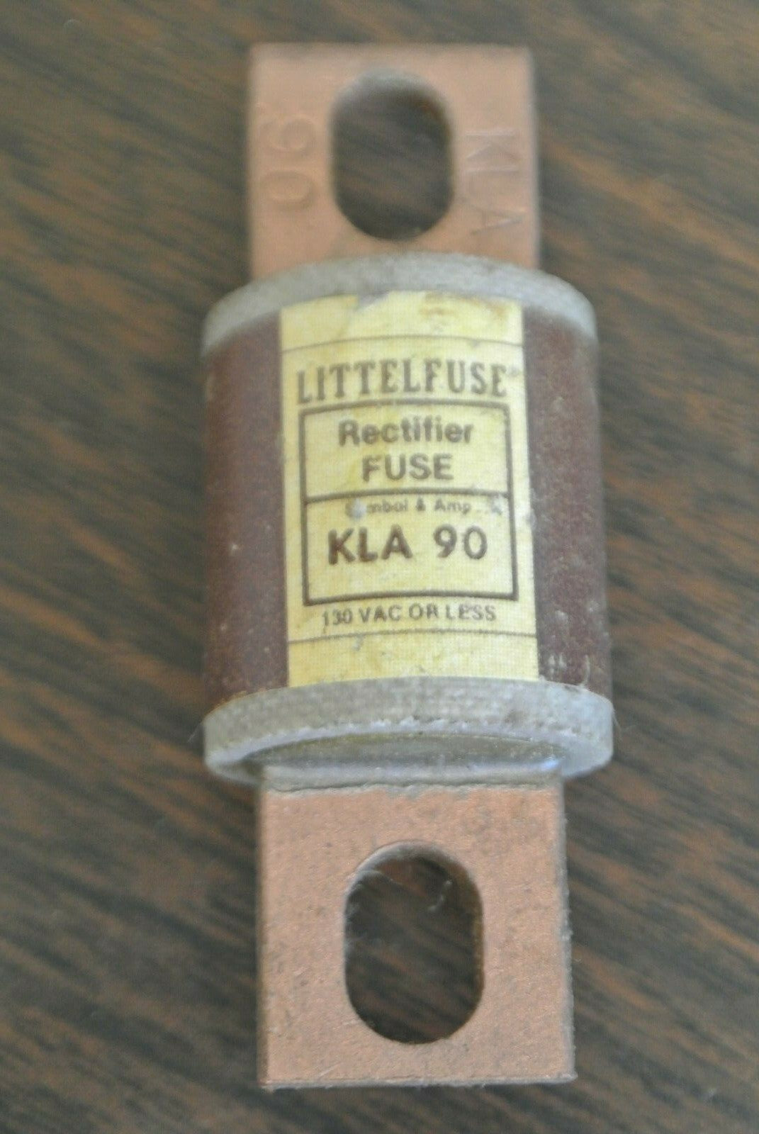 LITTELFUSE KLA90 RECTIFIER FUSE / 90A / 130V / NEW SURPLUS / KLA-903