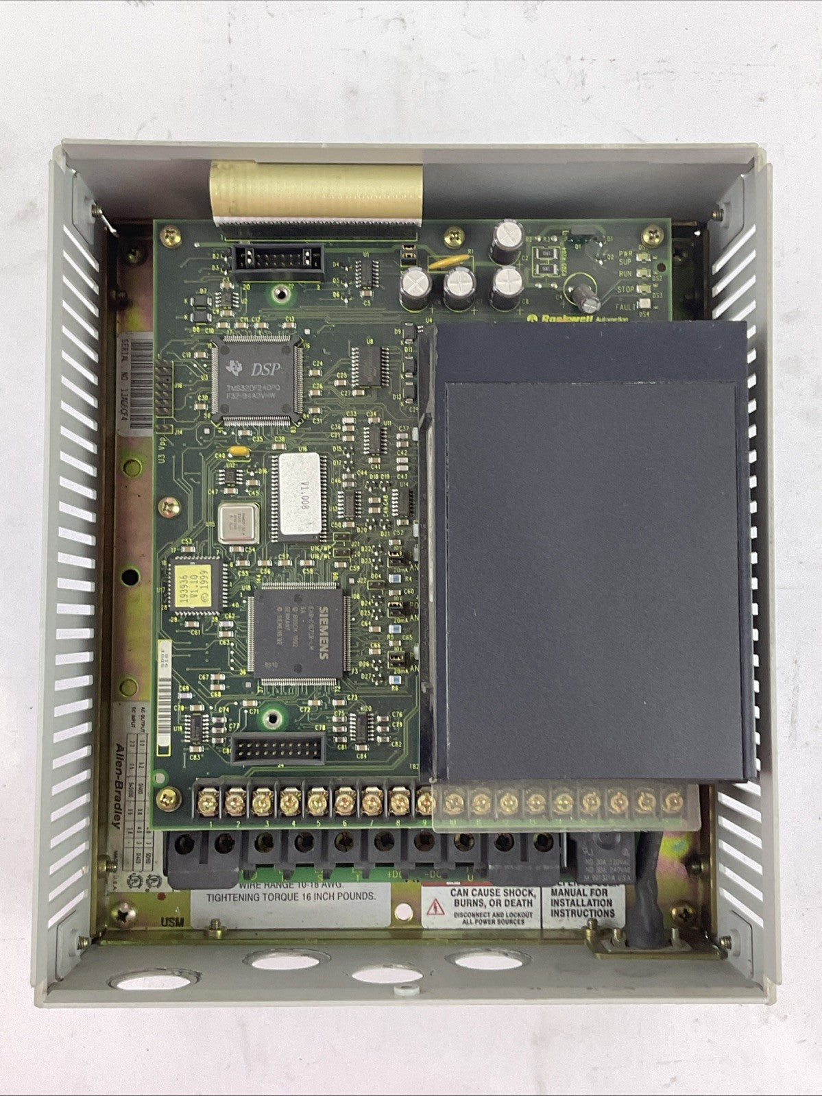 ALLEN BRADLEY 1336S-BRF20-AA-EN4-GMS1 SER B 1336 PLUS SENSORLESS VECTOR DRIVE7