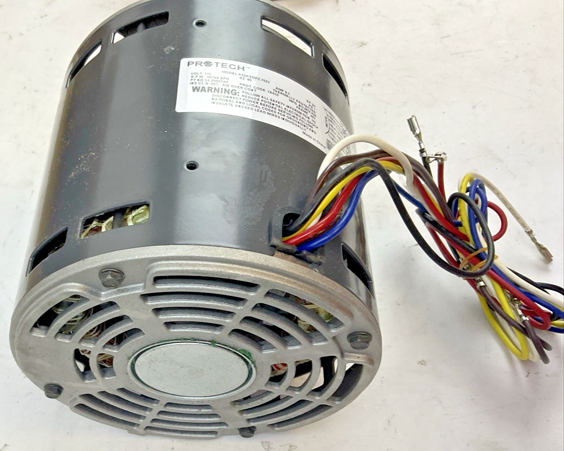 PROTECH K55HXDPZ-7023 BLOWER DIRECT DRIVE 3/4HP 115V 1075RPM 1/2DIAx3.75 4SPEED5