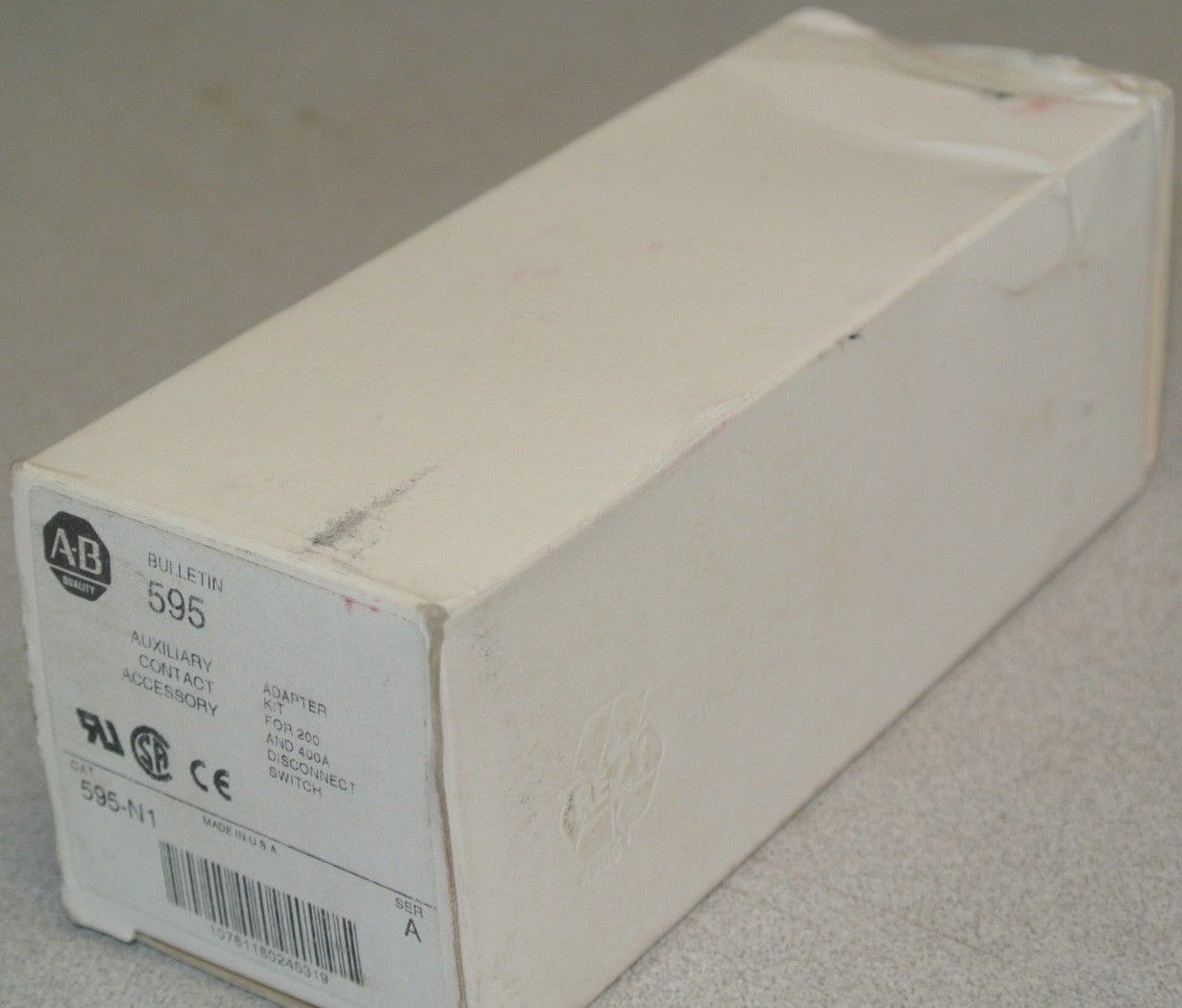 ALLEN-BRADLEY 595-N1 AUXILIARY CONTACT ADAPTER KIT / 200A & 400A DISCONN. SWITCH9