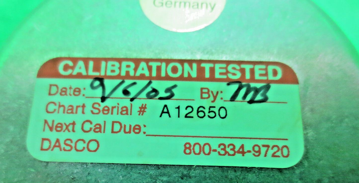 McDANIEL CODE JH 0-400 psi GAUGE 2-1/2" DIAL 1/4" NPT3