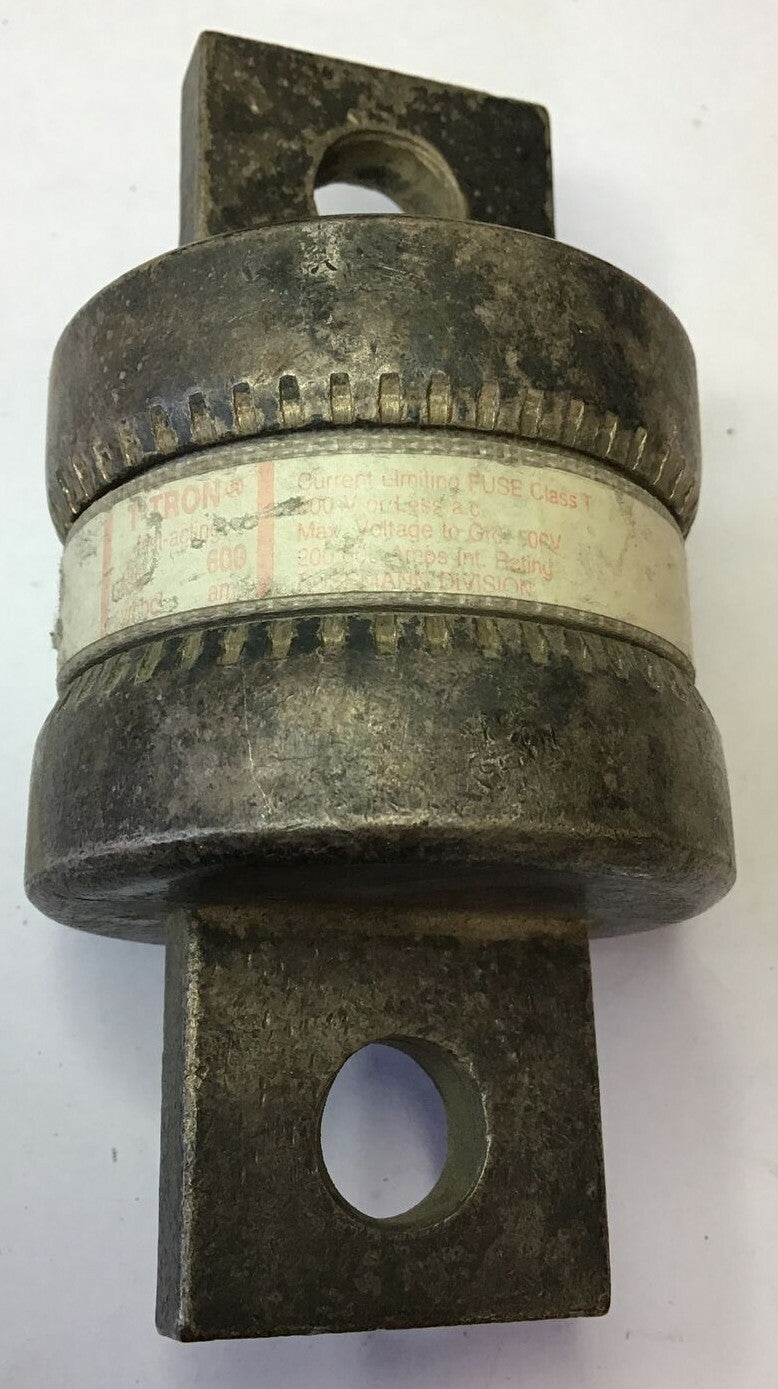 BUSSMAN T-TRON JJS600 FUSE 600A CURRENT LIIMITING 600V4
