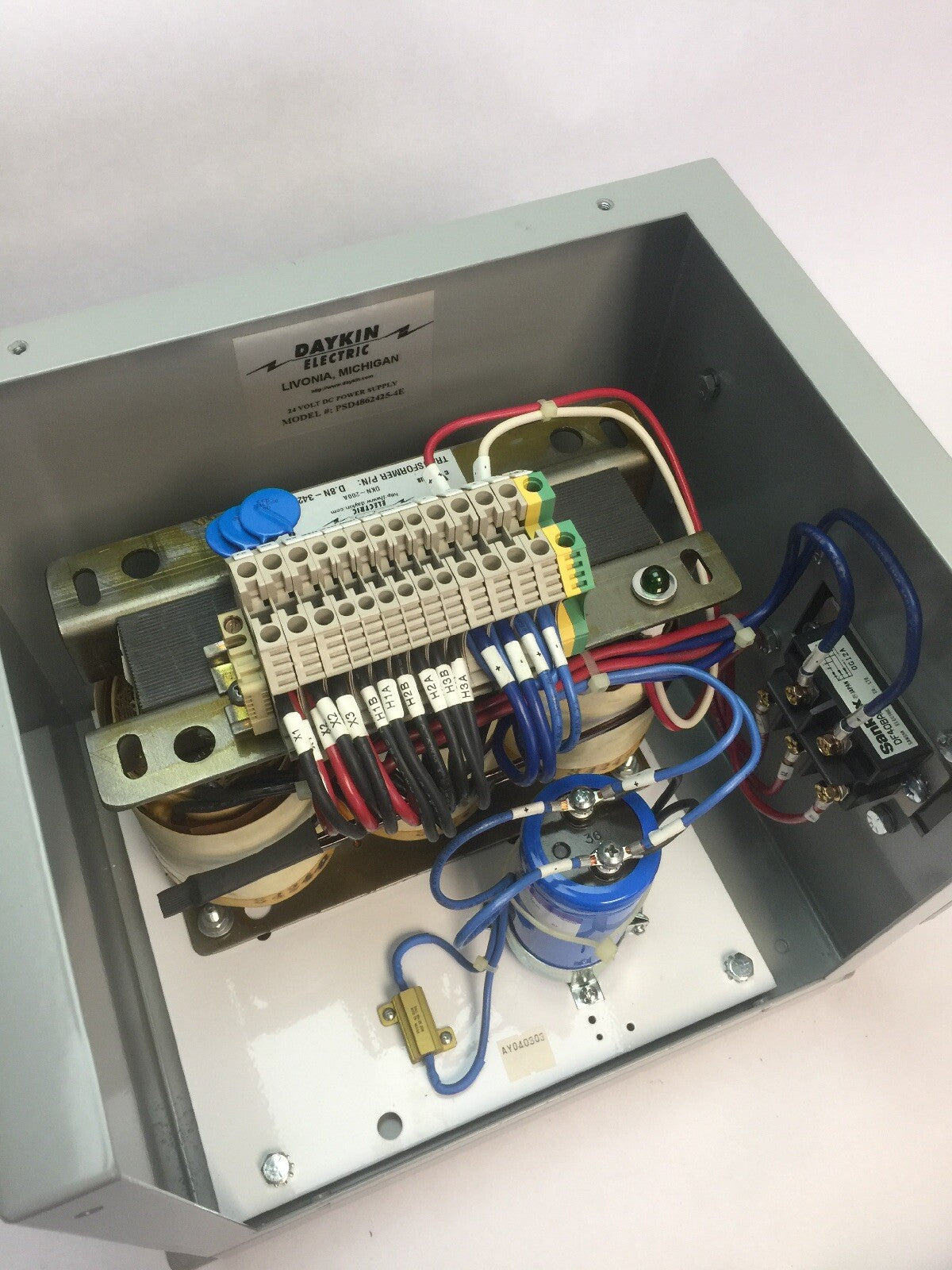 DAYKIN ELECTRIC PSD4862425-4E 24 VOLT DC POWER SUPPLY11