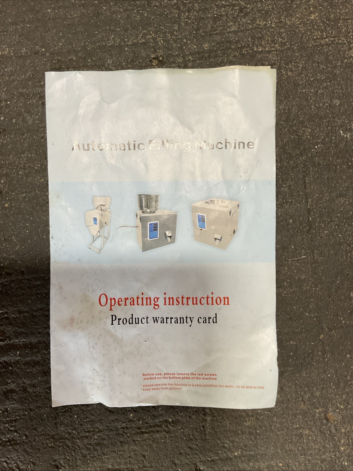 AUTOMATIC POWDER FILLING MACHINE PARTICLE PACKAGE WEIGHING FILLER6