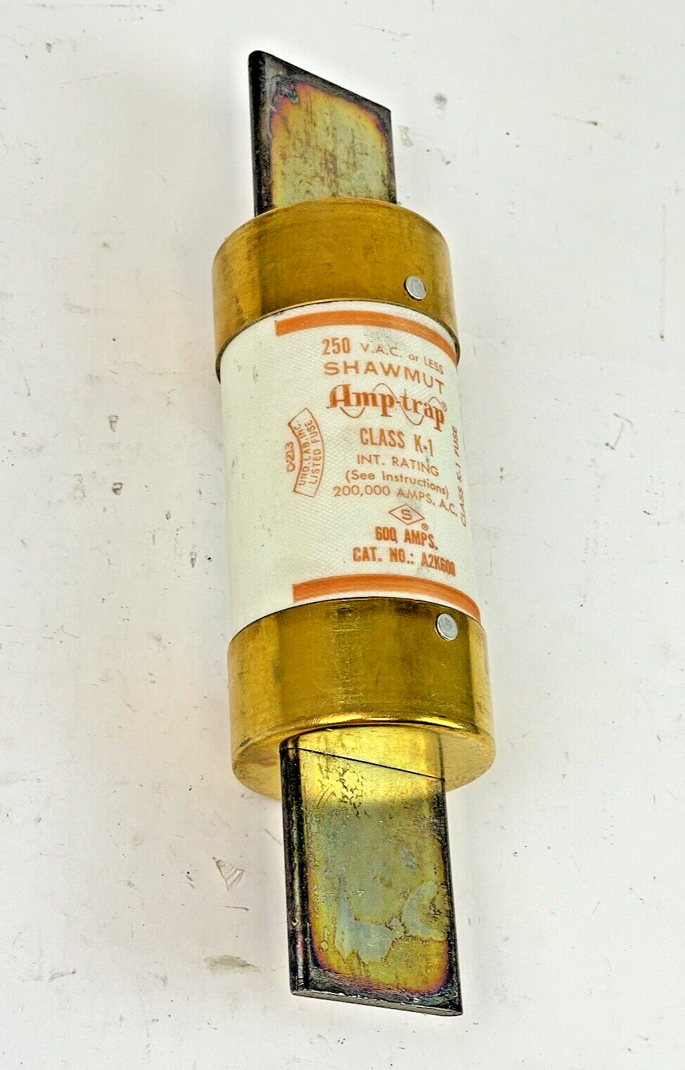 SHAWMUT - A2K600 - AMP-TRAP CLASS K-1, 250 VAC, 600 AMP4