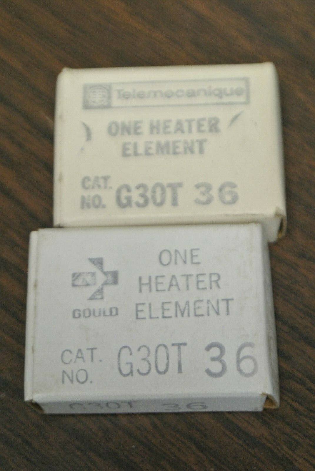 LOT of 2 / GOULD / TELEMECANIQUE G30T36 OVERLOAD HEATER ELEMENT / NEW SURPLUs2