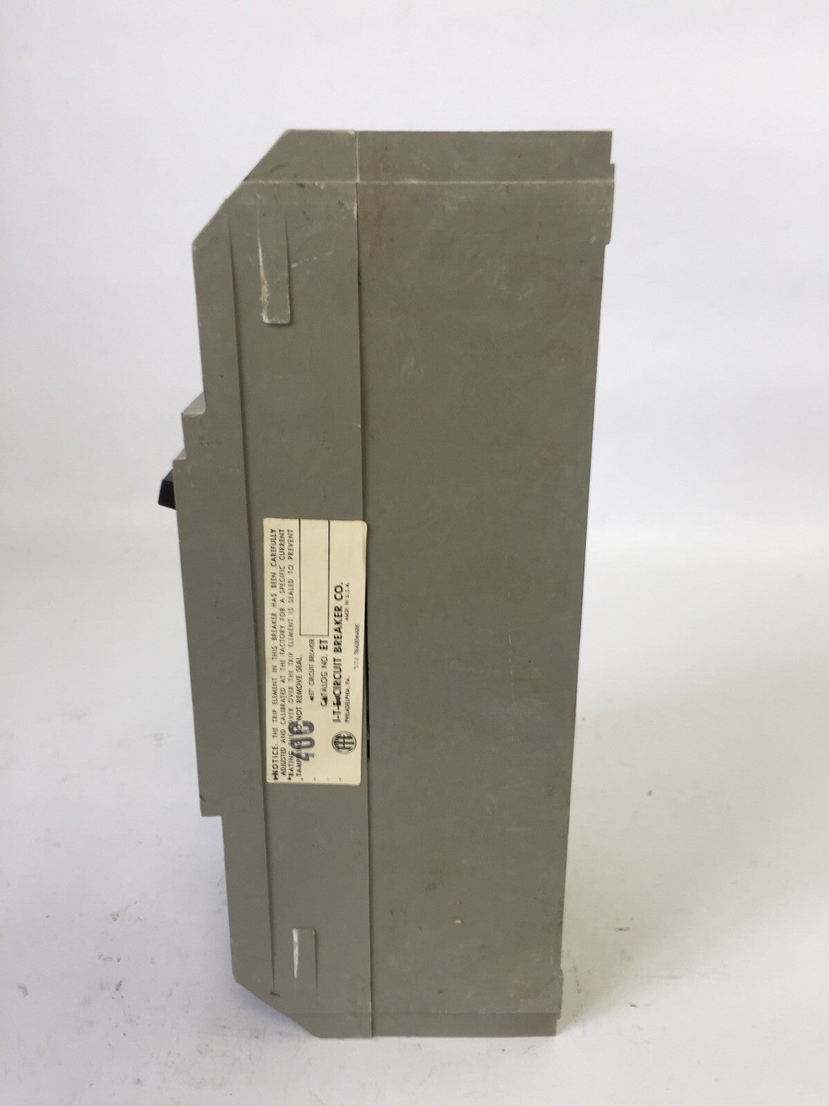 ITE SIEMENS HF2-B020 CIRCUIT BREAKER 600VAC 250VDC 20AMP 2POLE 6