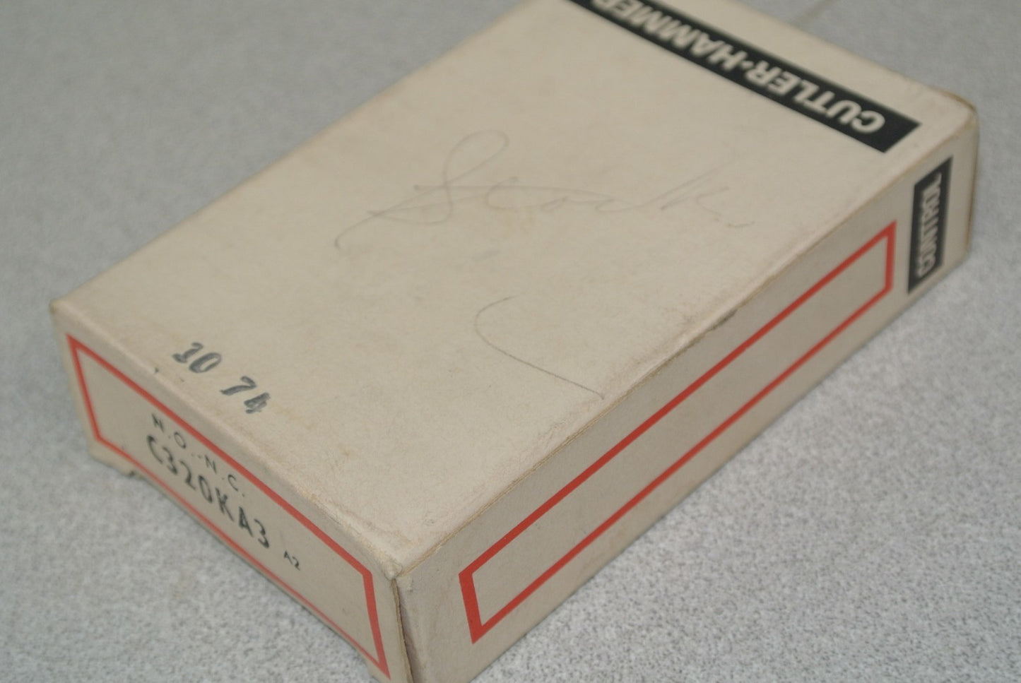 CUTLER-HAMMER C320KA3 AUXILIARY CONTACT / N.O., N.C. / SIZE 1 / 600VAC9