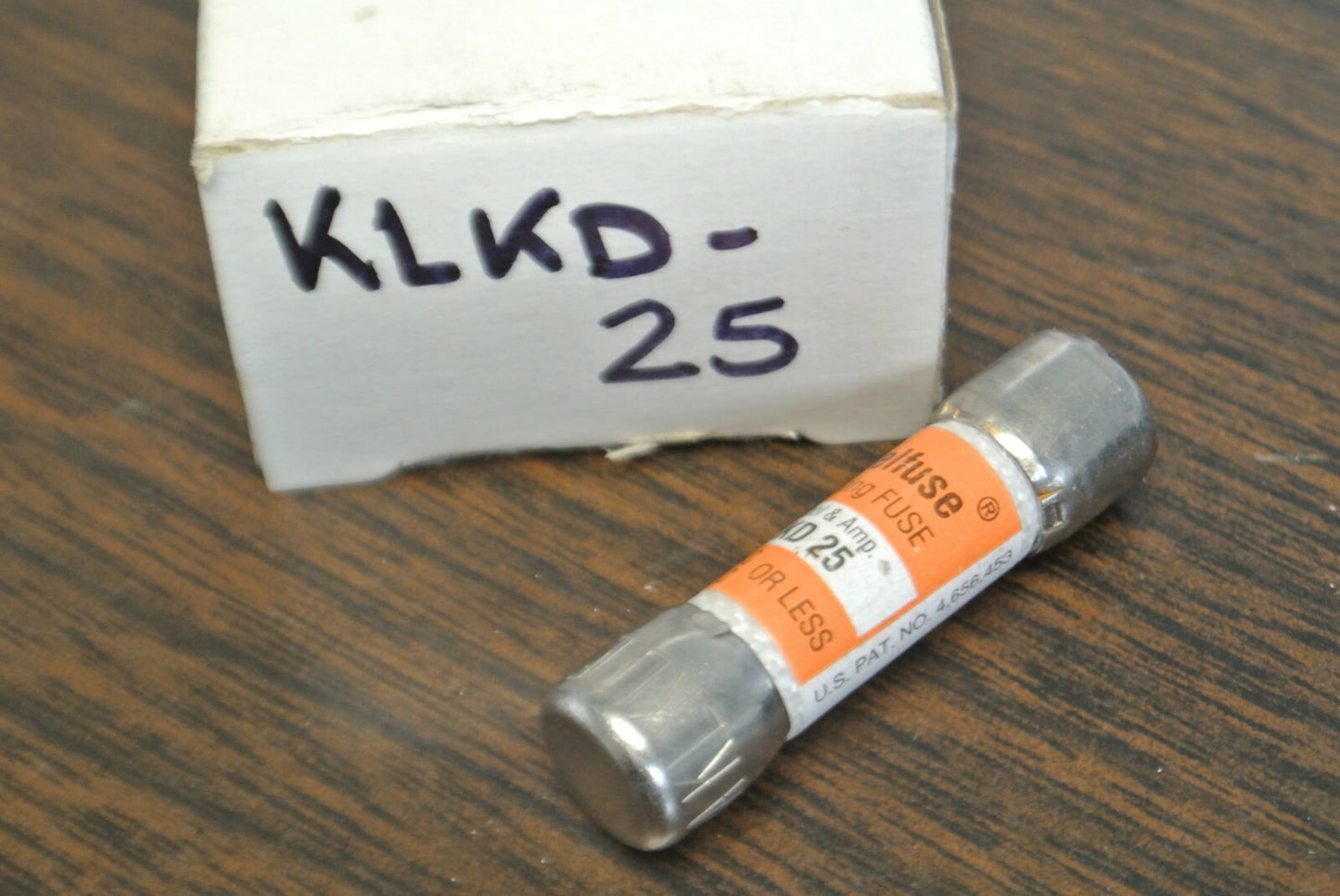 LOT of 4 / LITTELFUSE KLKD-25 FUSE / 25A / 600V / NEW SURPLUS KLKD252