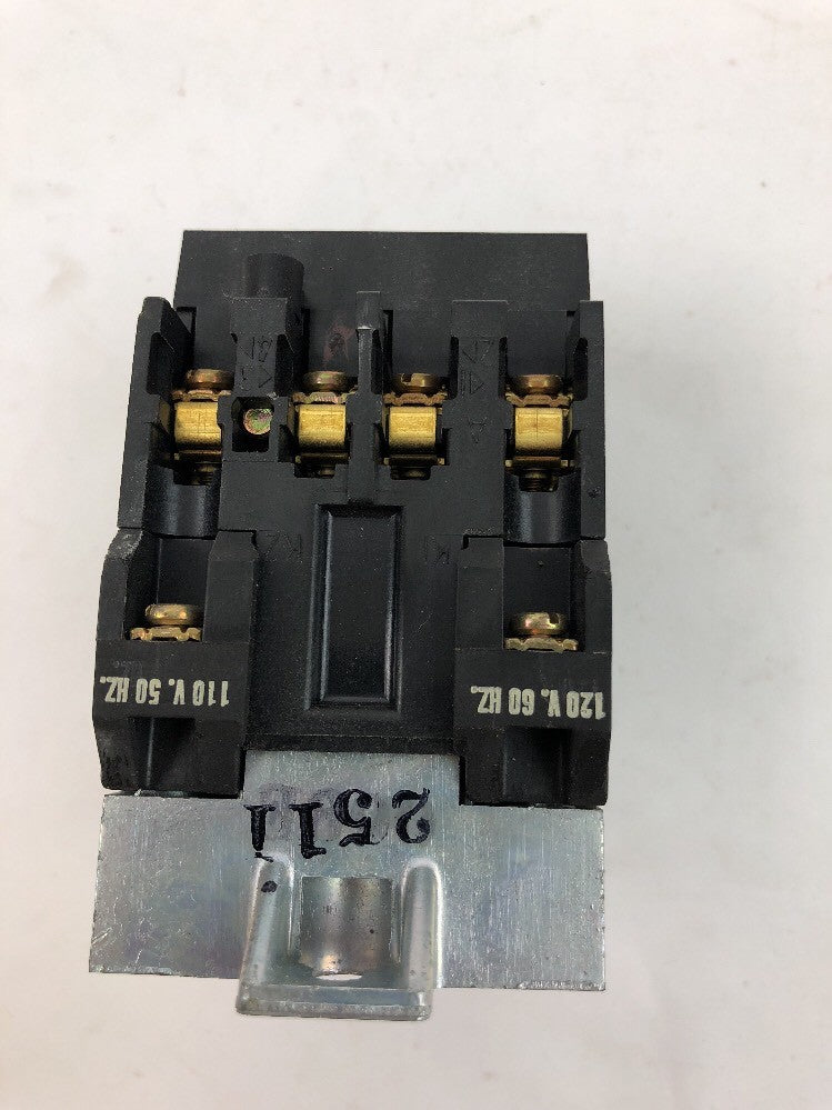 Sylvania P6-40-76 P6 Control Relay 4 N.O. Poles 120 V 60 HZ Series A NAED 480154