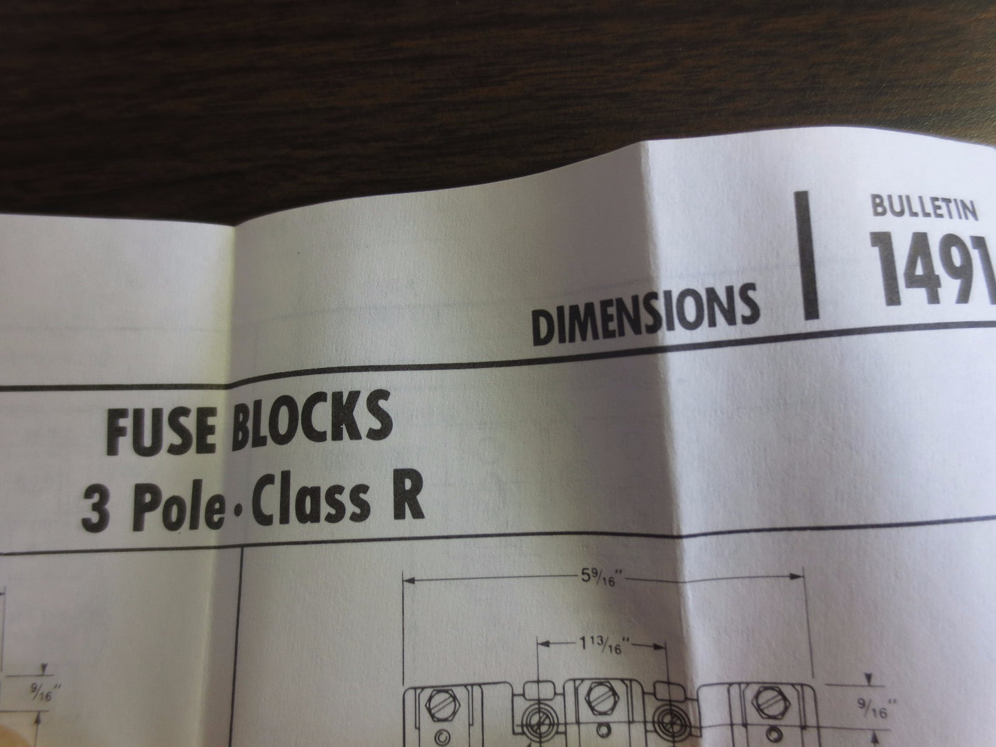 ALLEN-BRADLEY 1491-R333 FUSE BLOCK 61-100A 250-600V, 3P - CLASS R - NEW SURPLUS 6