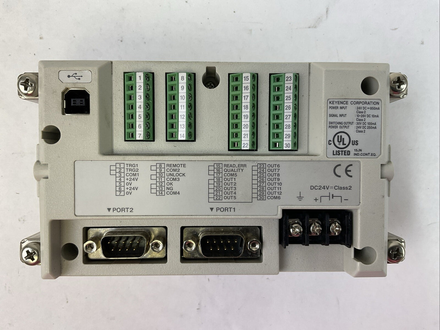 KEYENCE DV-90 CONTROLLER 24VDC7